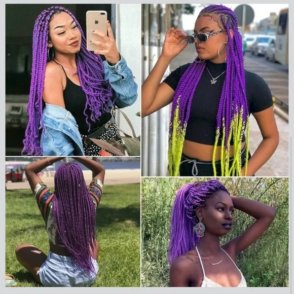 Passion Twist Crochet Hair - Purple - Picture 7 of 7